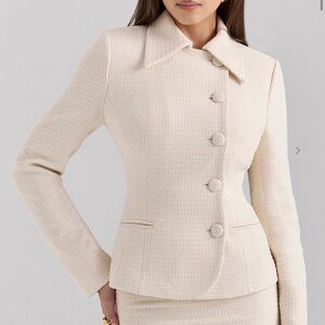 Elegant Cream Women's Jacket